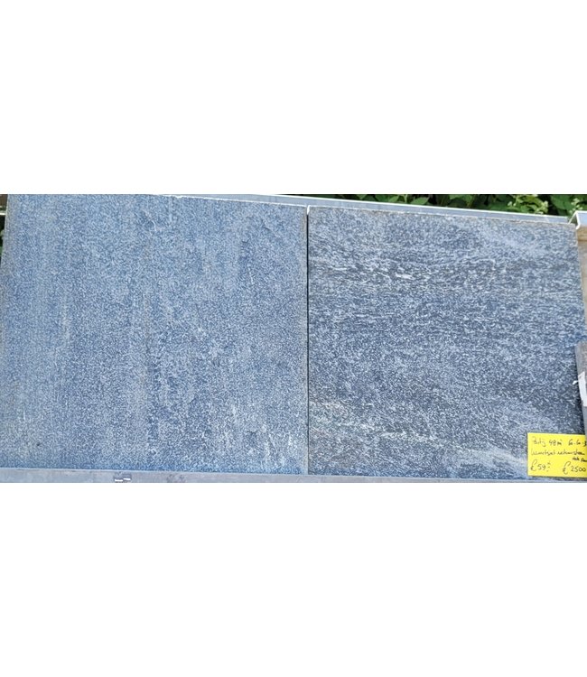 Partij 48 m2 Kwartsiet Natuursteen 60x60x3