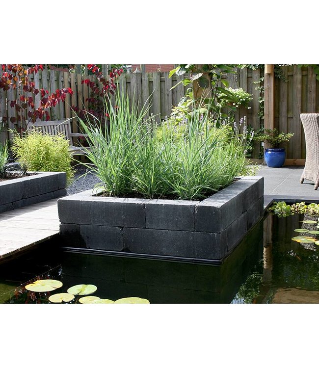 Wallblock Old Antraciet 60x12x12cm