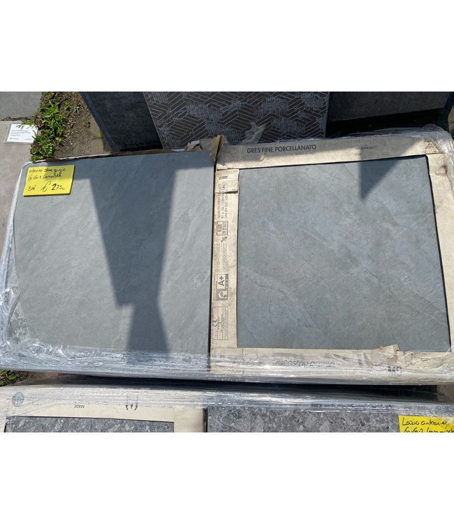 Partij 8m2 Interior stone grigio 60-60-2 Keramische buitentegel