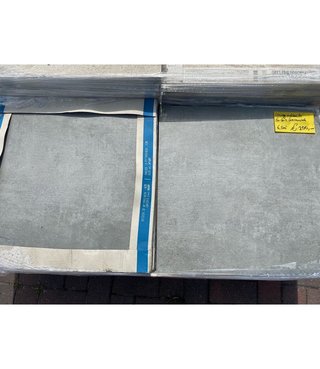 Partij 6,5m2 Lounge antraciet 60-60-2 Keramische buitentegel