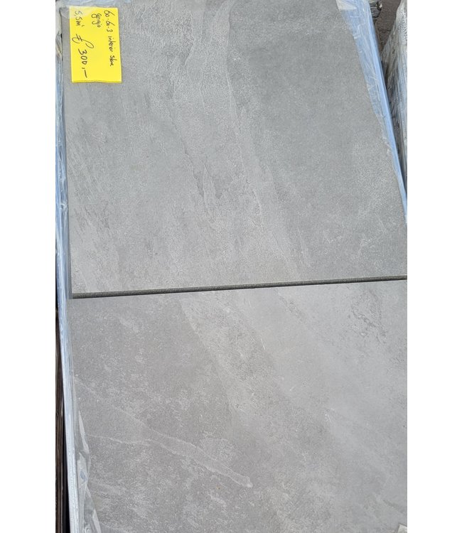 Partij 5.5m2 Interior stone Grigio 60x60x3 Keramische buitentegel