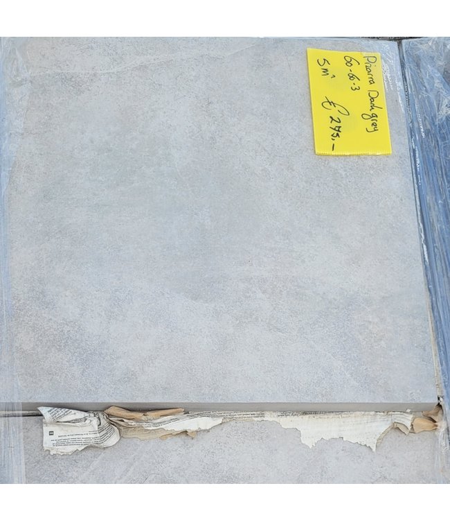 Partij 5m2 Pizarra Dark Grey 60x60x3 Keramische buitentegel