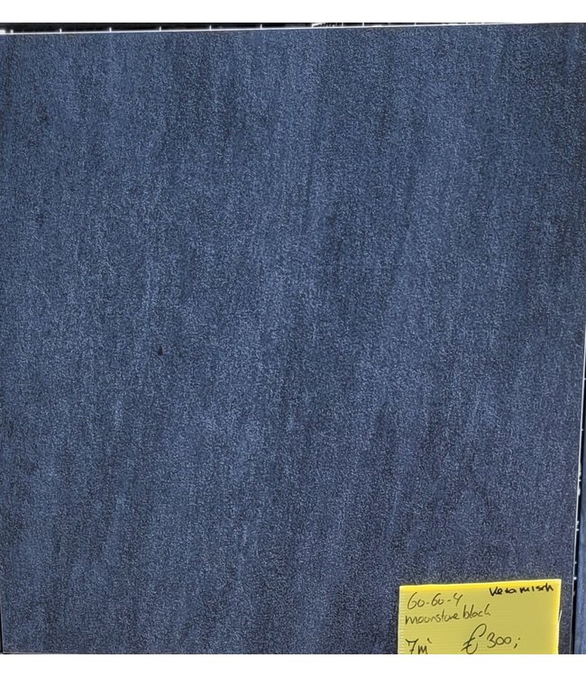 Partij 7m2 Moonstone Black 60x60x4 Keramische buitentegel
