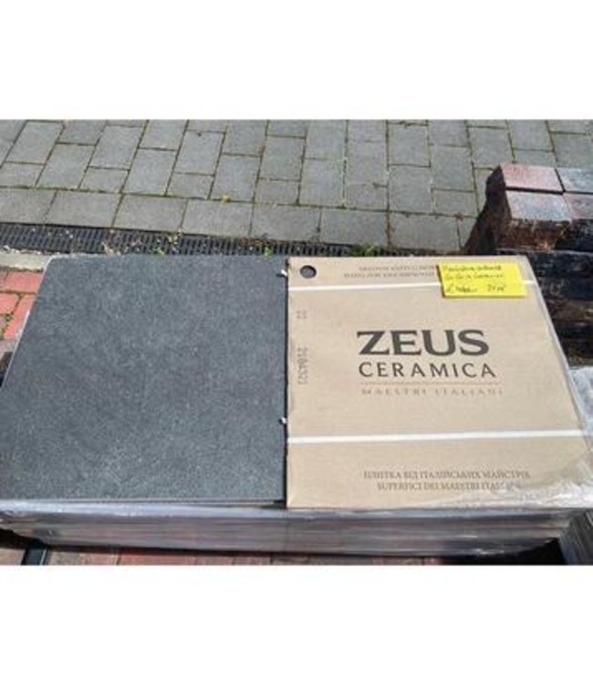 Partij 14m2 Rockstone Antraciet keramisch 60x60x2