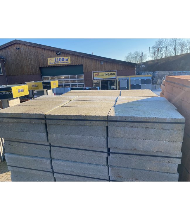 Partij 57m2 42x21x7 grijs terrastegels