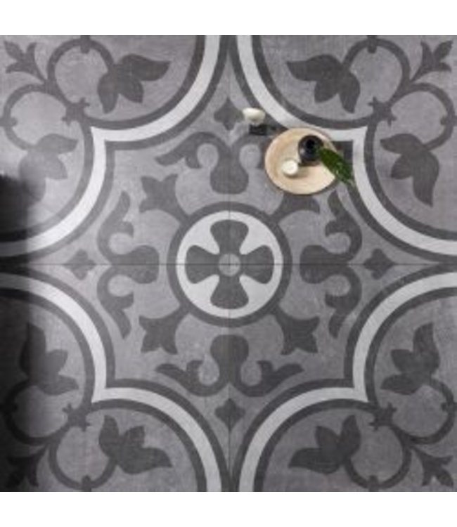 Geoceramica 100x100x4 cm Elios Decoro Fiori