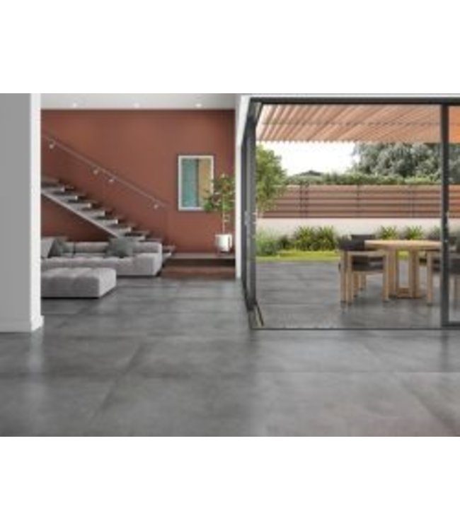 Geoceramica 75x75x4 cm Madox Antracite