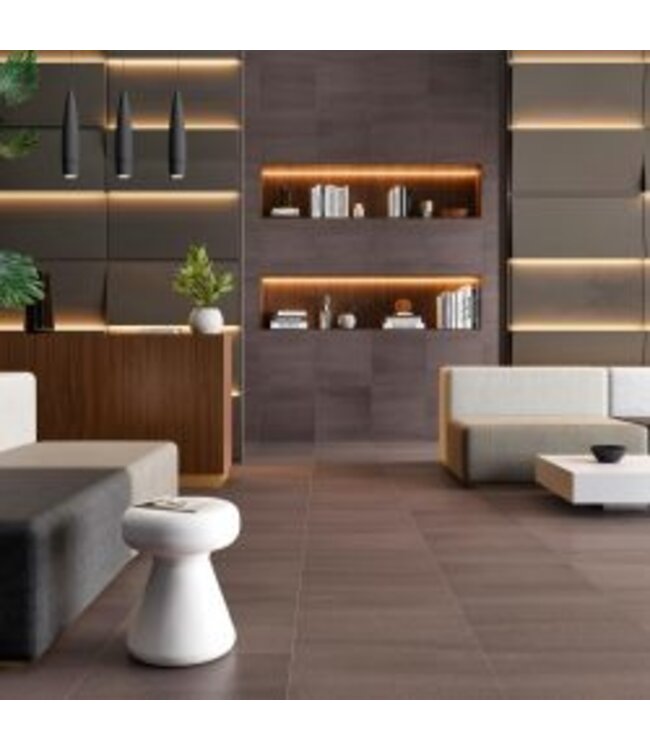 Geoceramica 90x90x4 cm Solid Agate Grey