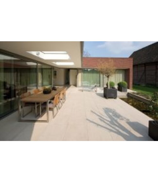 Geoceramica 90x90x4 cm Terra Meergel Zand