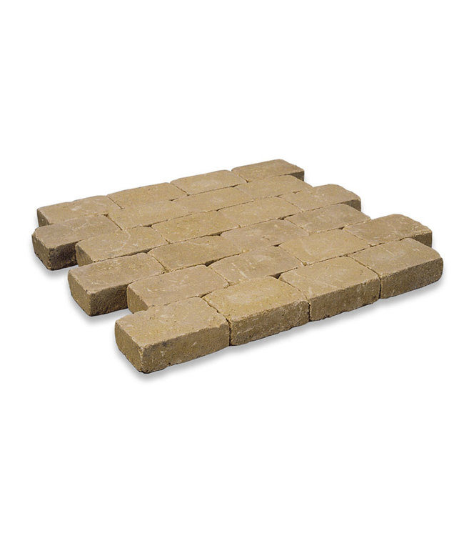 Kobbelstone Geel (wit cement) Getrommeld