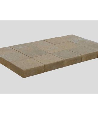 Waalformaat Strak Geel (wit cement) 20x5x7 cm