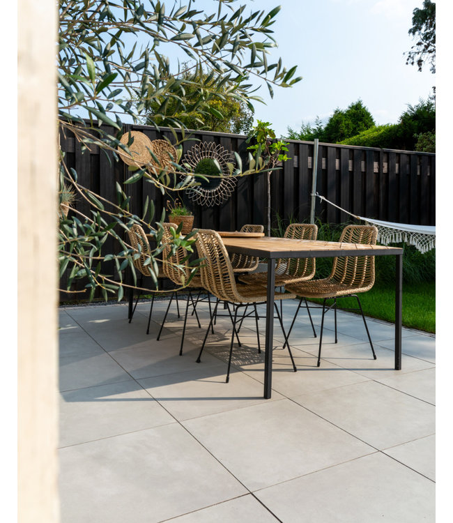 Kera Twice 60x60x5 cm Cerabeton Gris