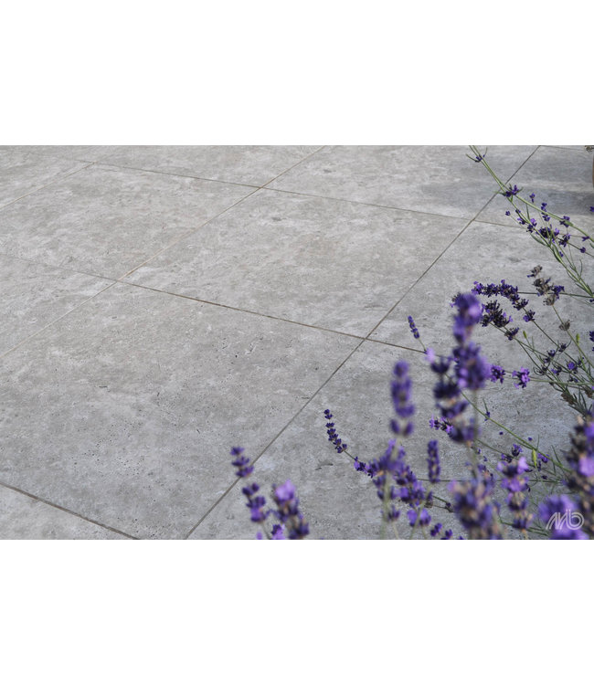 Ceramaxx Travertin Crosscut Silver 60x60x2cm