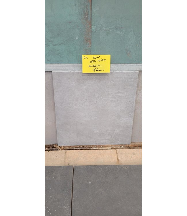 Partij 13m2 NPG Grigio 60x60x2cm E9