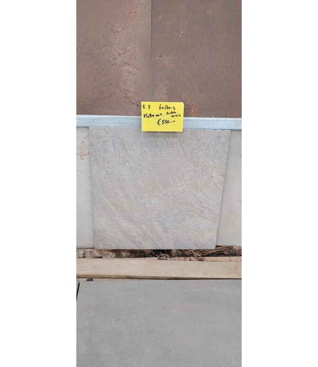 Partij 15.8m2 Andes Grigio 60x60x3cm E7