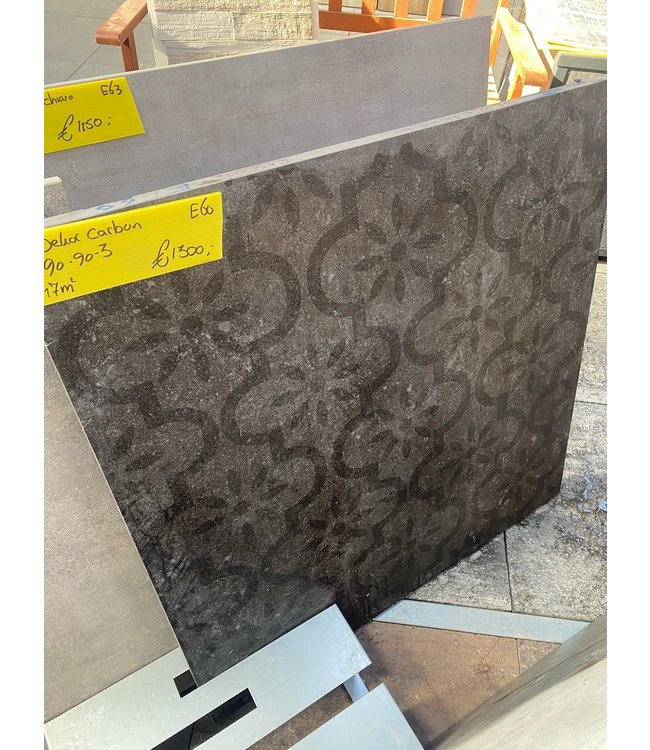 Partij e60 17m2 Dekor carbon 90x90x3 Keramisch