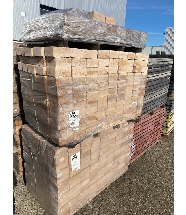 Partij 48m2 14x14x7 trommelsteen Room
