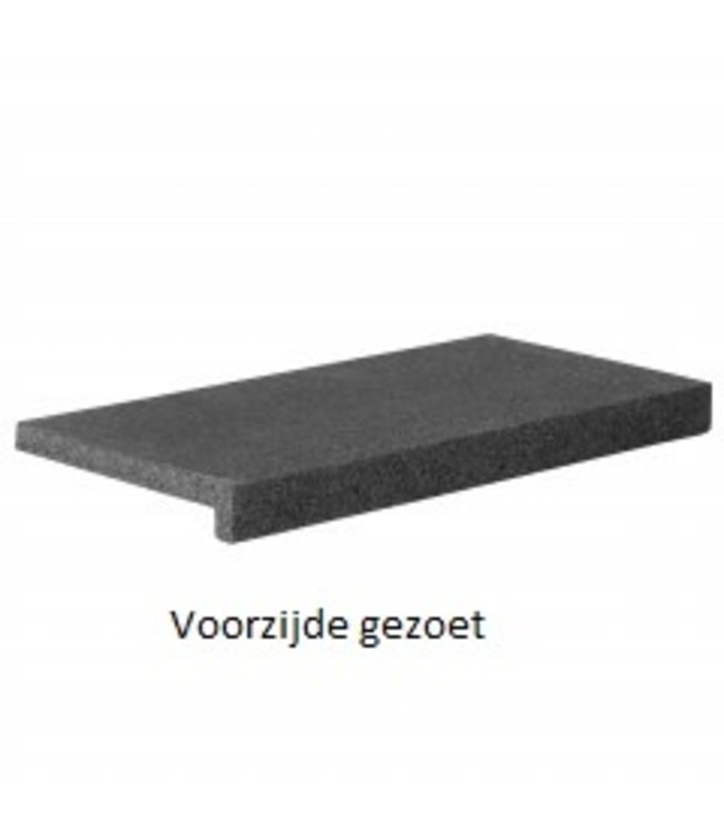 Zwembadrand Tibet Asian Black 60x30cm MO