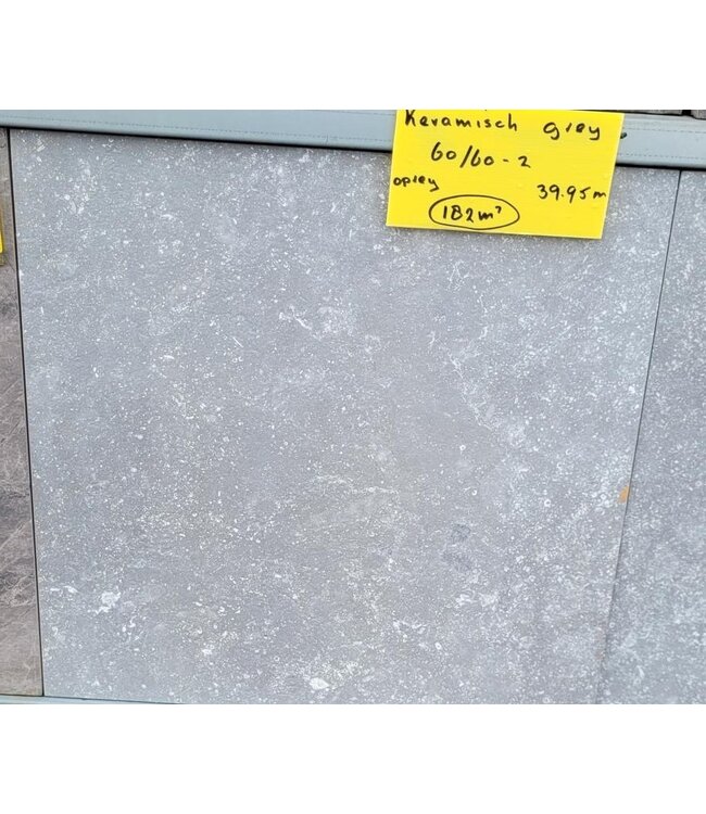 Keramisch Grey MO 60x60x2cm