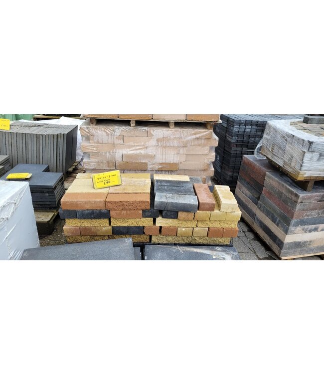 Partij stapelblok Bont 30x10x7cm