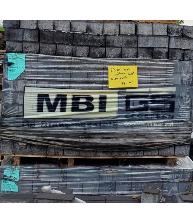 Partij 23 m2 BKK Milano Kleurecht