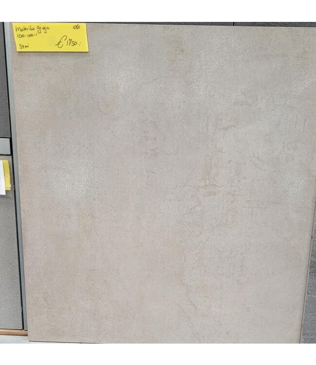 Partij 34m2 Keramisch Materika Grigio 100x100x1cm