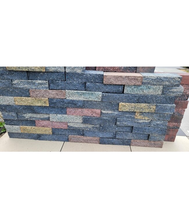 Partij Stapelblok Bont 28x10x7cm