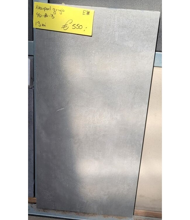 Partij E88 Newport grigio 40x80x3 keramische buitentegels