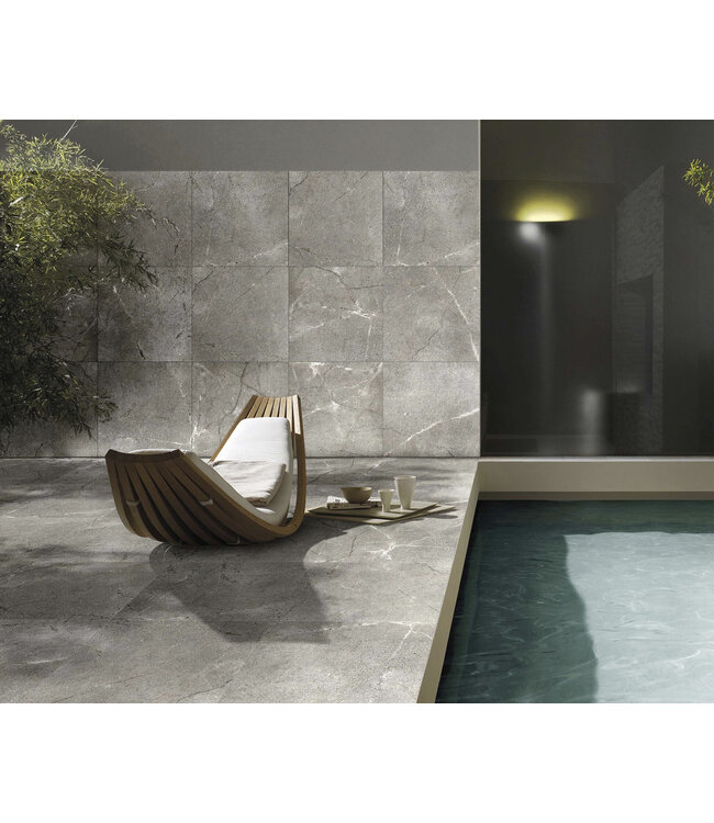 Keramische tegel Kl  Ultra Mask Silver 60x60x3cm