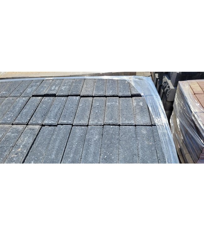 Partij 26.5 m2 dikformaat antraciet