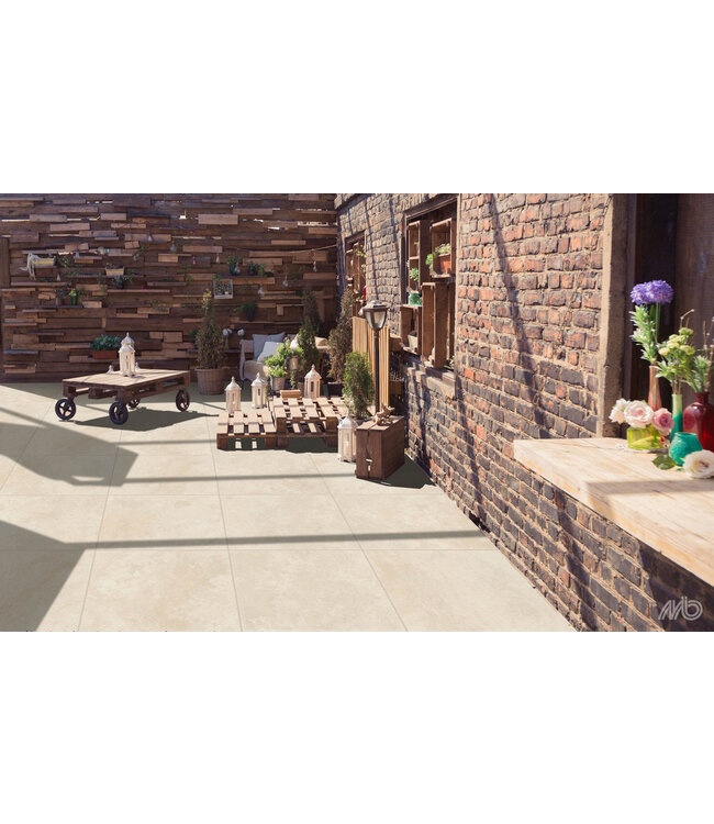 Ceramaxx Travertin Crosscut Beige 60x60x2cm