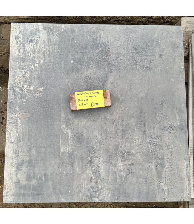 Partij 6.5 m² metelica Carbon 90 x 90 x 3