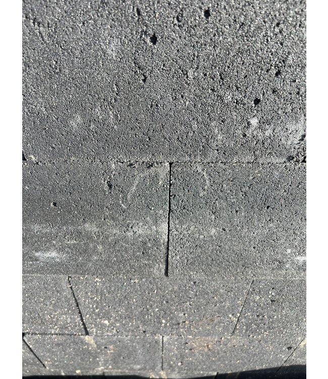 Terrastegel strak antractiet 28 x 21 x 7