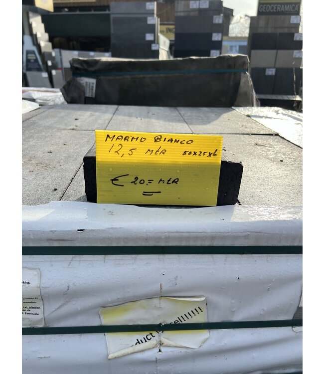 12.5 m² Marmo Bianco
