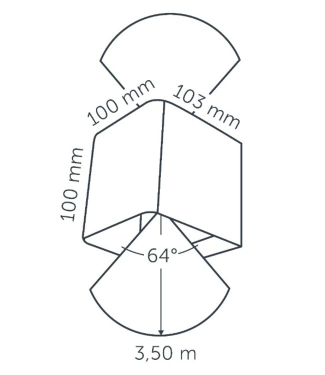 ACE UP-DOWN DARK 100-230V