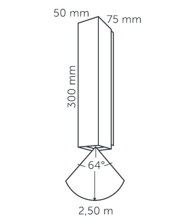 Evo Down Dark 100-230V