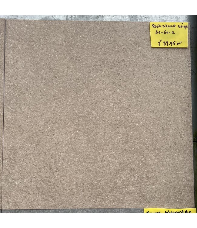 Keramisch Rochstone Beige 60x60x2