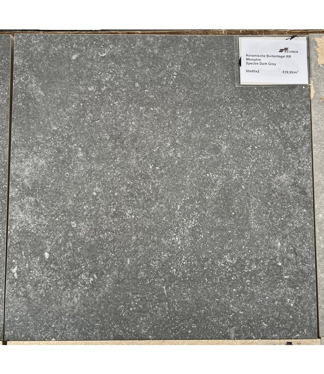 Keramisch Memphis Spectre Dark Grey 60x60x2