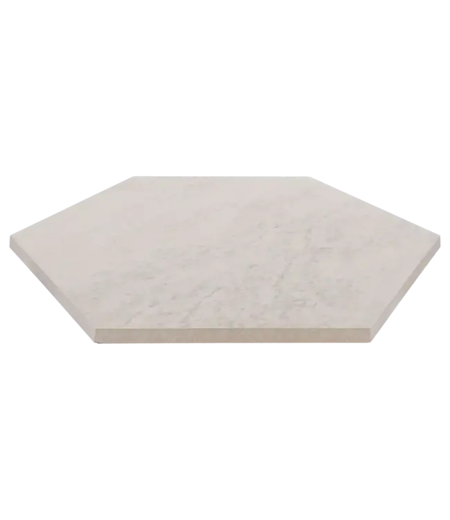 Staptegel Hexagons Quarzite Bianca 60x52x2cm