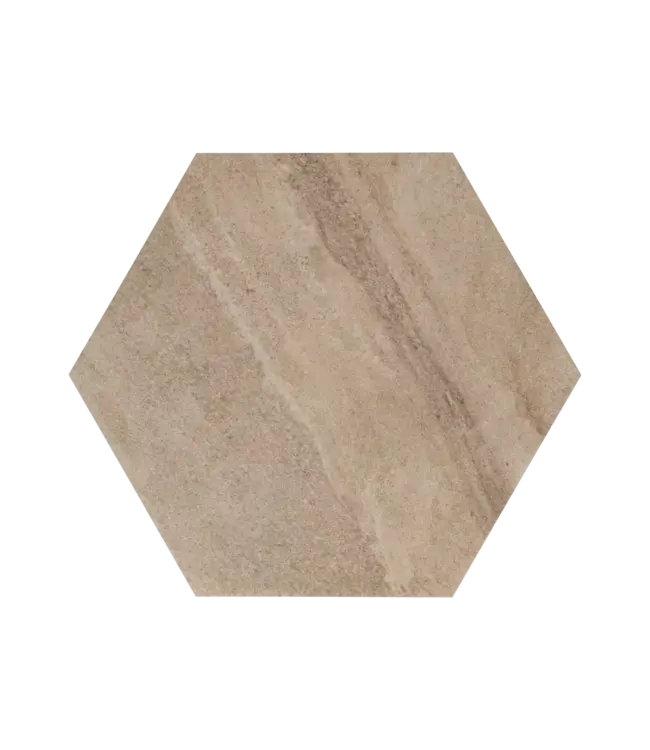 Staptegel Hexagons Cappuccino 60x52x2cm