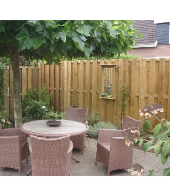 Hengelo scherm geïmpregneerd