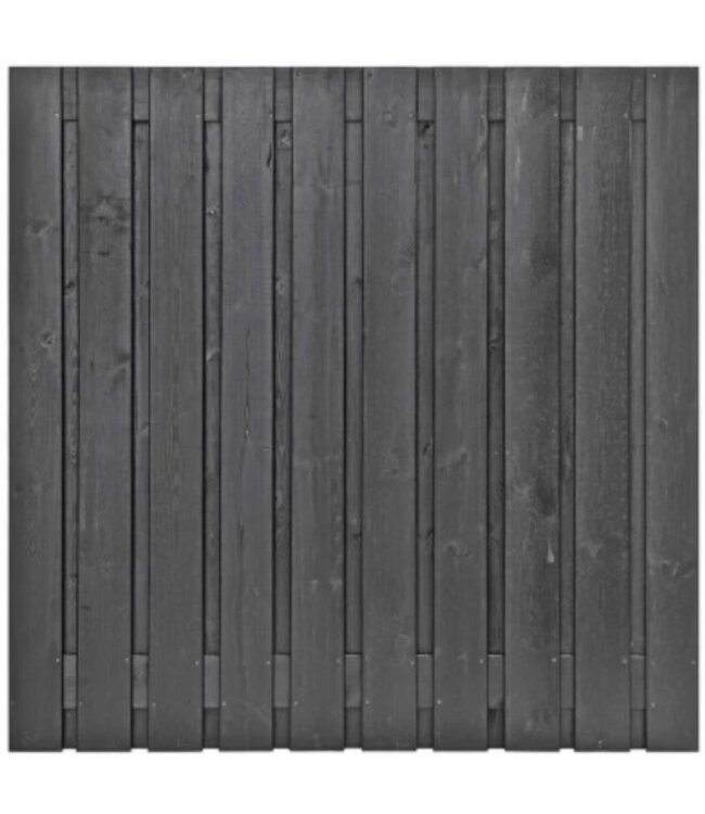 Roermond scherm 180x180 cm zwart gespoten