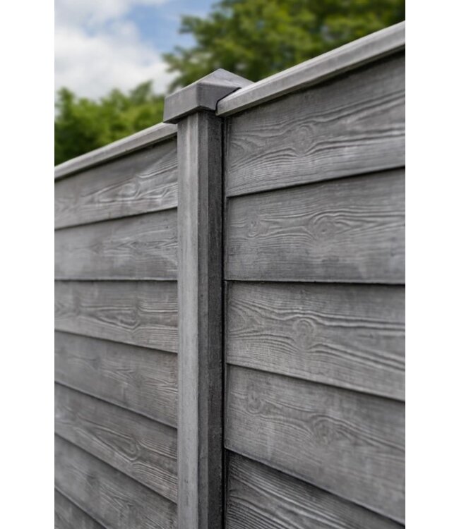 Beton-afdekkap diamantkop antraciet 180 cm