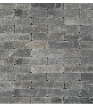 Trommelsteen Grijs/zwart Genuanceerd waalformaat Metro