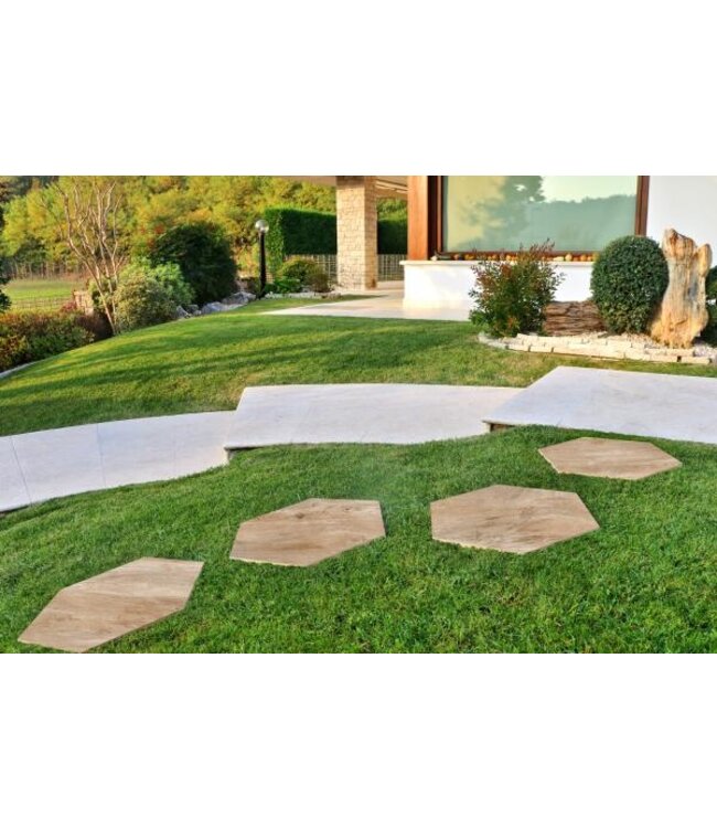 Staptegel Hexagons Foresta Chiaro 60x52x2cm