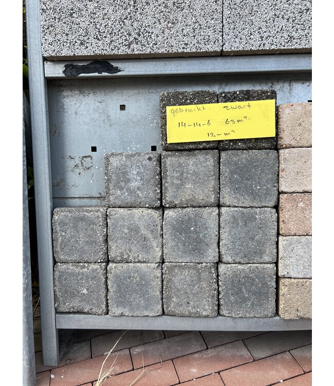 Restpartij 63M² Kobblestone Zwart