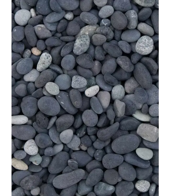 Beach Pebbles Zwart 5-8 mm
