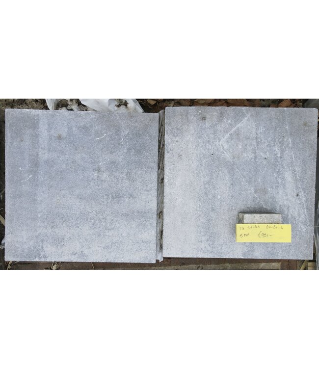 Partij 5 m² Betontegel Licht Grijs 60x60x4 cm