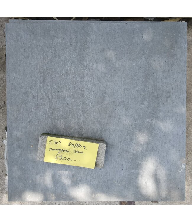 Partij 5 m² Norwegian Stone 80x80x3 cm