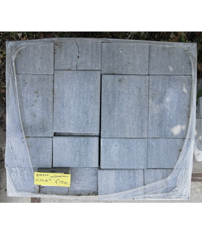 Partij 11,5 m² Grezzo Wildverband